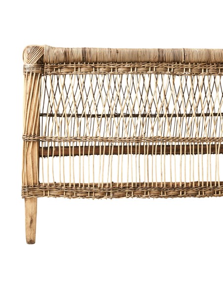 Mesa de Centro TRIBE L, Madera / Ratán / Natural - Affari. Vackart