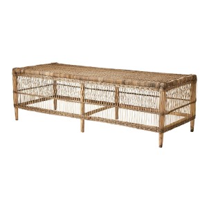 Mesa de Centro TRIBE L, Madera / Ratán / Natural - Affari. Las más exclusivas mesas de diseño nórdico de Affari en Vackart, tu tienda de diseño online.