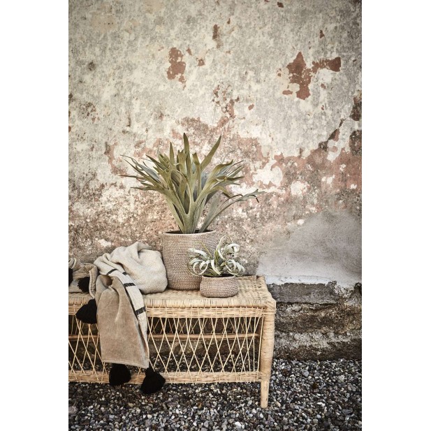 Mesa de Centro TRIBE L, Madera / Ratán / Natural - Affari. Vackart