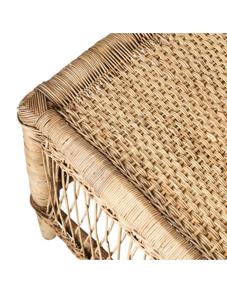 Mesa de Centro TRIBE M, Madera / Ratán / Natural - Affari. Vackart