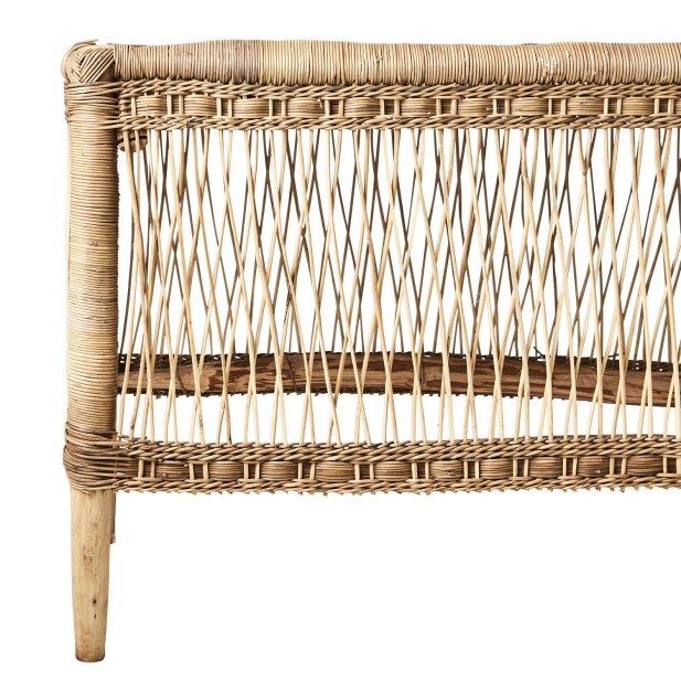 Mesa de Centro TRIBE M, Madera / Ratán / Natural - Affari. Vackart