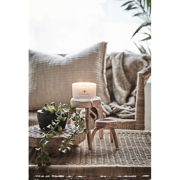 Mesa de Centro TRIBE M, Madera / Ratán / Natural - Affari. Vackart