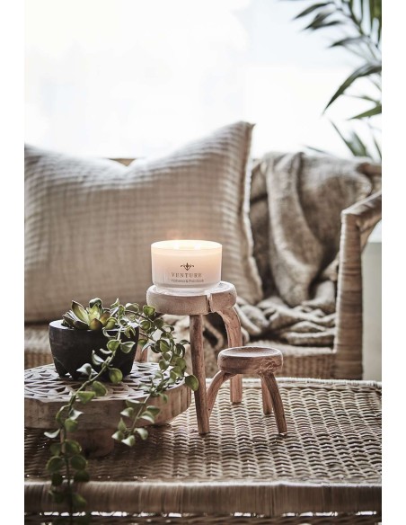 Mesa de Centro TRIBE M, Madera / Ratán / Natural - Affari. Vackart