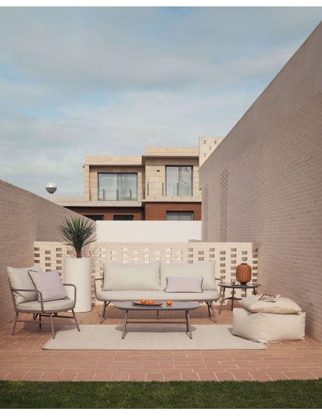 Sillón Bramant de acero con acabado malva - Kave Home - J1700032RR10