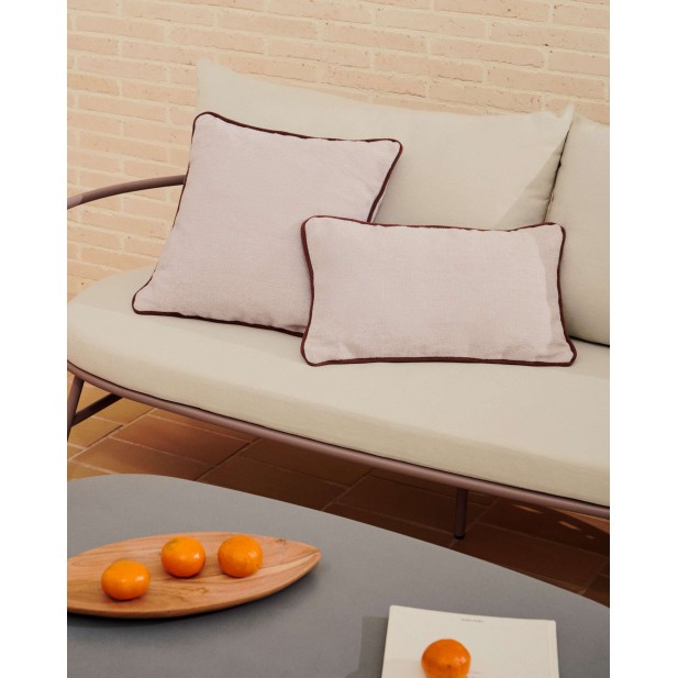Sillón Bramant de acero con acabado malva - Kave Home - J1700032RR10