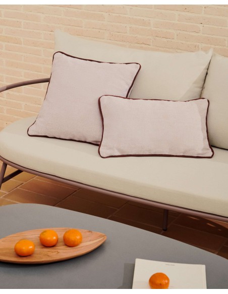 Sillón Bramant de acero con acabado malva - Kave Home - J1700032RR10