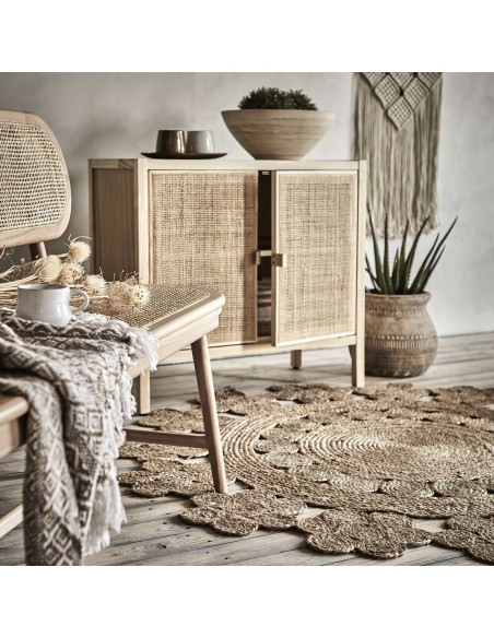 Banco HARRY, Madera / Ratán Natural - Affari. Vackart