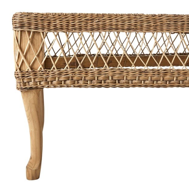 Mesa de Centro TRIBE II M, Madera / Ratán / Natural - Affari. Vackart Mesa de Centro TRIBE II M, Madera / Ratán / Natural - Affari. Vackart