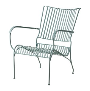 Sillón Exterior VISBY, Hierro Celadón Verde - Affari. Las modernas sillas de diseño nórdico de Affari en Vackart, tu tienda de diseño online.