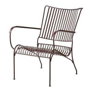 Sillón Exterior VISBY, Hierro Burdeos - Affari. Las modernas sillas de diseño nórdico de Affari en Vackart, tu tienda de diseño online.