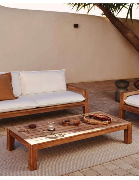 Mesa de centro Forcanera teca 150 x 71 cm - Kave Home - J0300028MM46