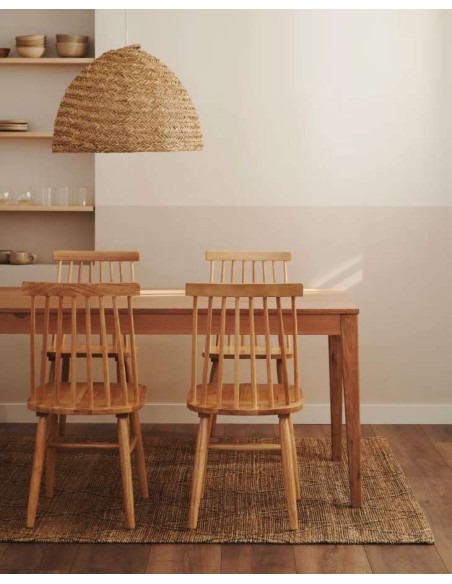 Mesa extensible Yain roble 120 (180) x 80 cm - Kave Home T0200002MM46