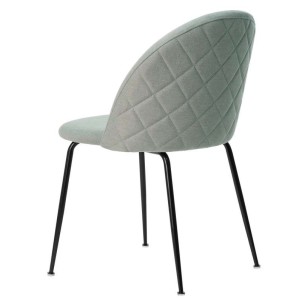 Silla MÅNE, Textil Menta / Metal Negro. Vackart 2
