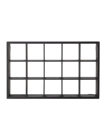 Estantería OLINN, Madera Negra - Bloomingville. Vackart