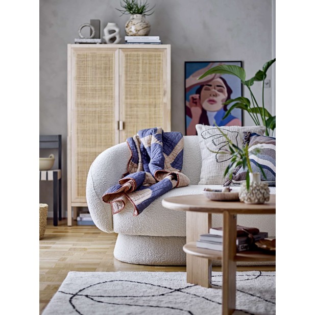 Sofá TED, Poliéster Blanco - Bloomingville. Vackart