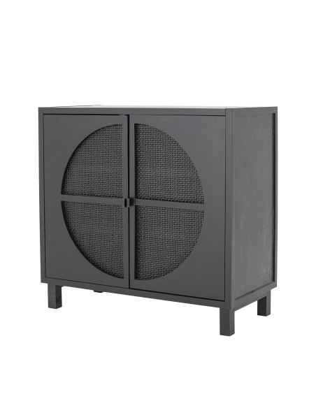 Aparador TRENTO, Madera / Caña Negra - Bloomingville. Vackart