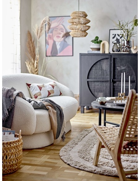 Aparador TRENTO, Madera / Caña Negra - Bloomingville. Vackart