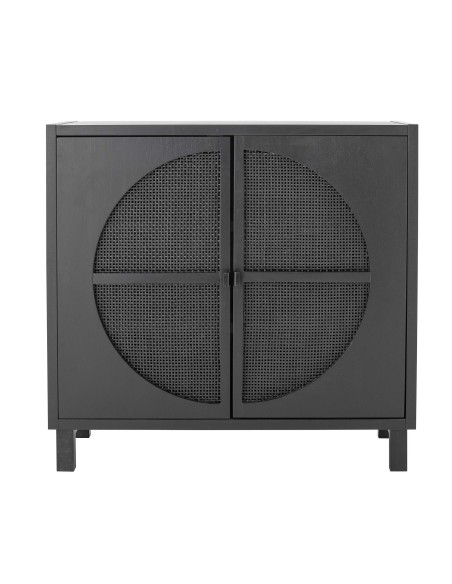 Aparador TRENTO, Madera / Caña Negra - Bloomingville. Vackart