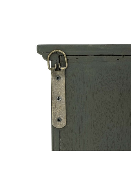 Vitrina Aparador TONE, Madera Verde / Cristal - Bloomingville. Vackart