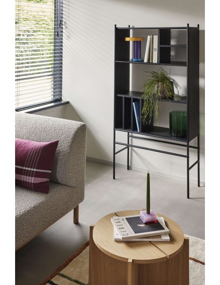 Mesa Auxiliar DASH, Chapa Roble Natural - Hübsch. Vackart