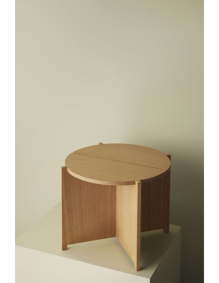 Mesa Auxiliar DASH, Chapa Roble Natural - Hübsch. Vackart