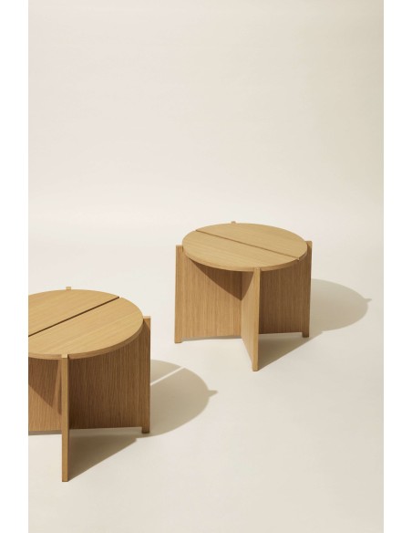 Mesa Auxiliar DASH, Chapa Roble Natural - Hübsch. Vackart