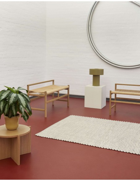 Mesa Auxiliar DASH, Chapa Roble Natural - Hübsch. Vackart