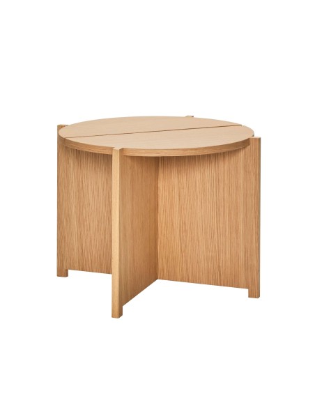 Mesa Auxiliar DASH, Chapa Roble Natural - Hübsch. Vackart