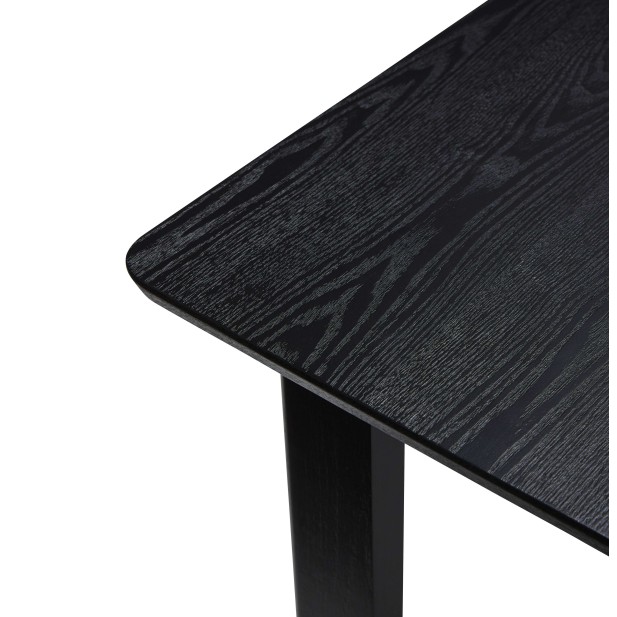 Mesa DAPPER 195x95 cm de Comedor, Madera Negra - Hübsch. Vackart
