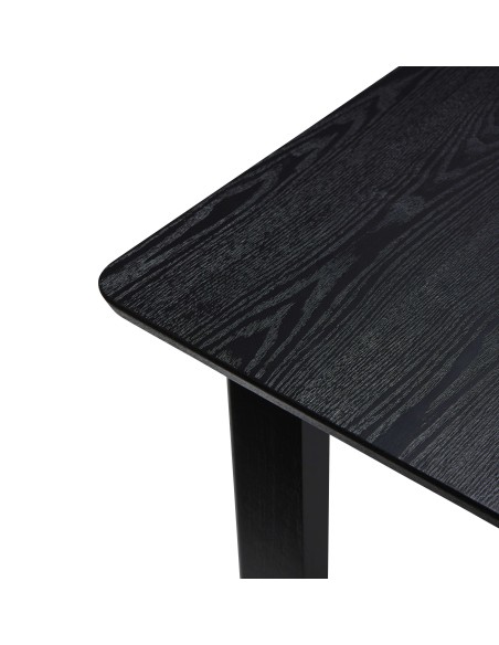Mesa DAPPER 195x95 cm de Comedor, Madera Negra - Hübsch. Vackart