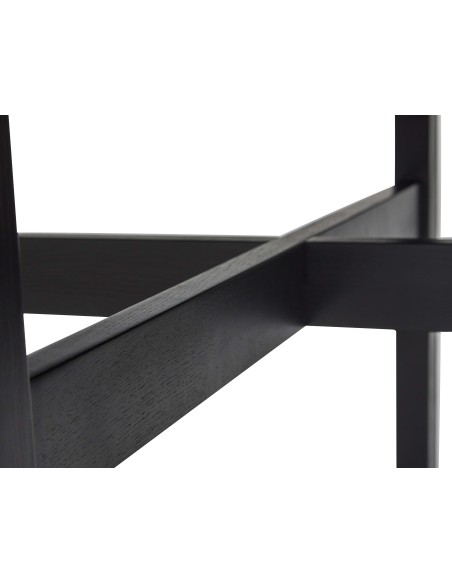 Mesa FJORD Ø120 cm de Comedor, Madera Negra - Hübsch. Vackart