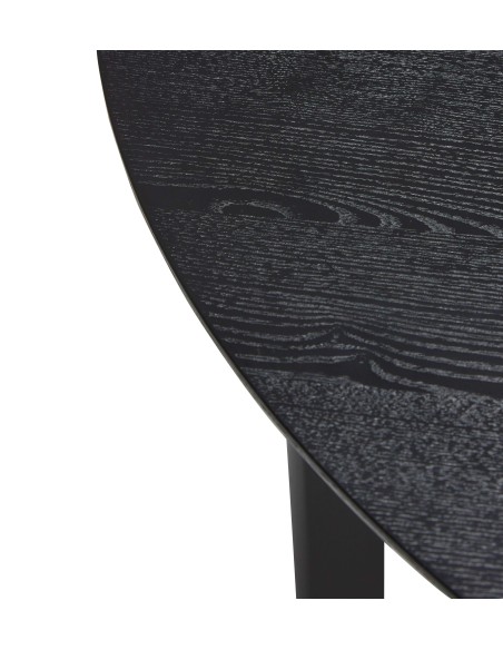 Mesa FJORD Ø120 cm de Comedor, Madera Negra - Hübsch. Vackart