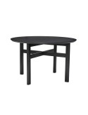 Mesa FJORD Ø120 cm de Comedor, Madera Negra - Hübsch