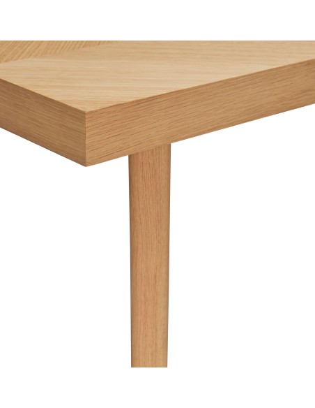 Mesa HERRINGBONE 160x80 cm de Comedor, Roble Natural - Hübsch. Vackart