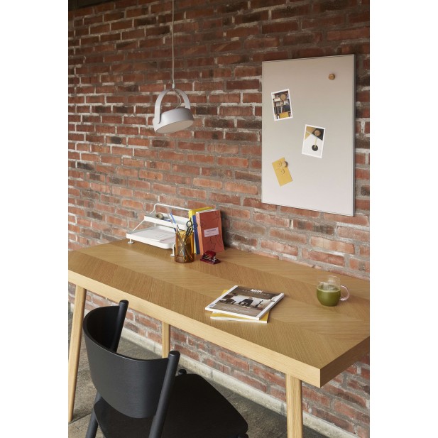 Mesa HERRINGBONE 160x80 cm de Comedor, Roble Natural - Hübsch. Vackart