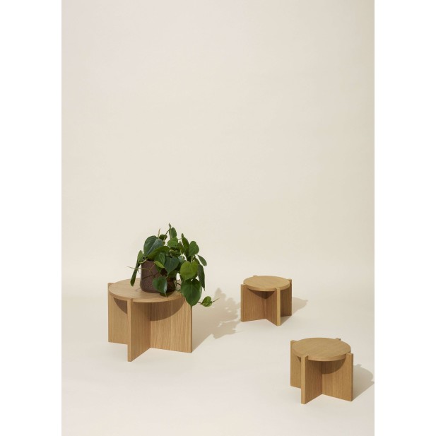 Soporte para Plantas NOMAD, Roble Natural - Hübsch. Vackart