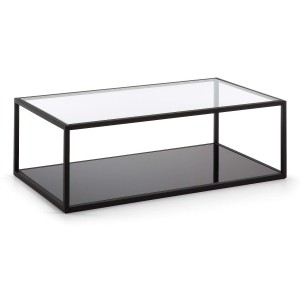 Mesa Blackhill 110x60cm, de Centro en Cristal - Kave Home, Vackart, Mesas de cristal,mesas de diseño para tu salón y comedor