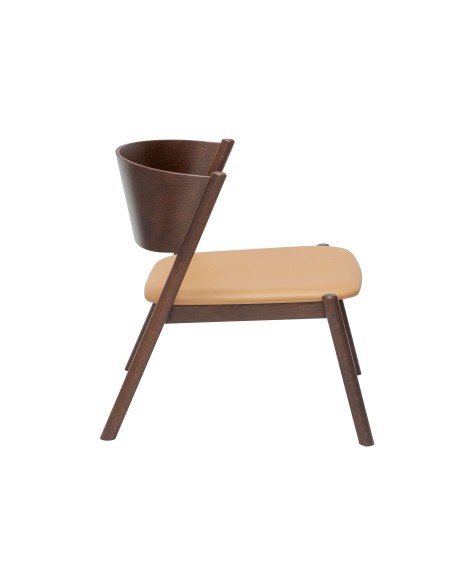 Sillón OBLIQUE, Madera Marrón / Natural - Hübsch. Vackart