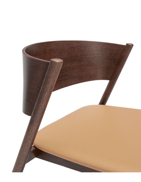 Sillón OBLIQUE, Madera Marrón / Natural - Hübsch. Vackart