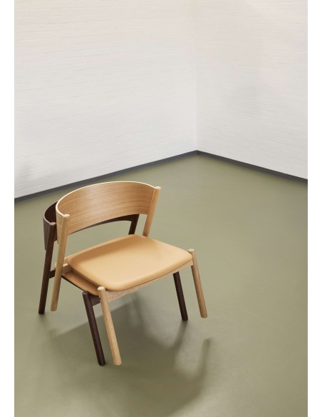 Sillón OBLIQUE, Madera Marrón / Natural - Hübsch. Vackart