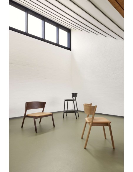 Sillón OBLIQUE, Madera Marrón / Natural - Hübsch. Vackart