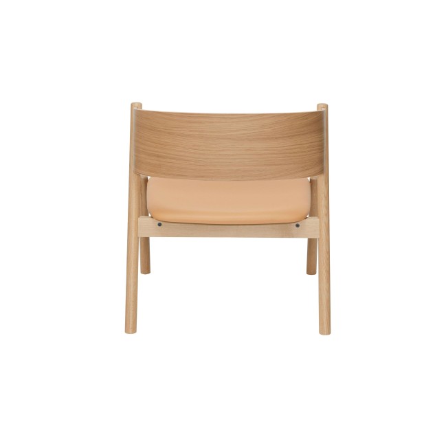 Sillón OBLIQUE, Madera Natural - Hübsch. Vackart