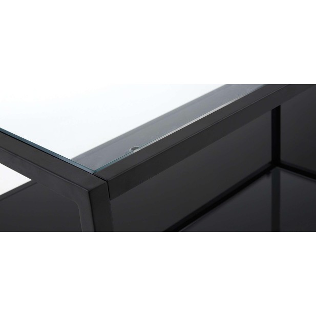 Mesa Blackhill 110x60cm, de Centro en Cristal - Kave Home, Vackart