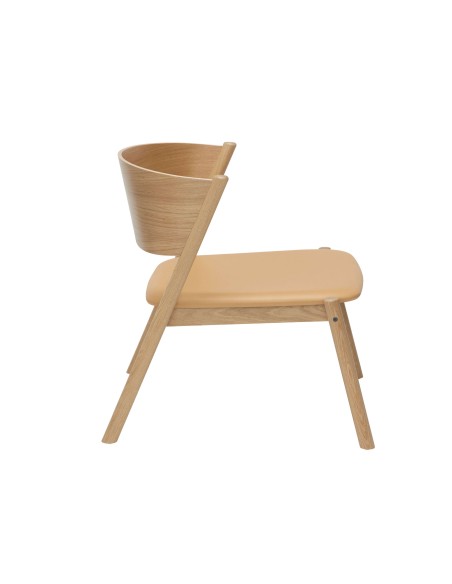 Sillón OBLIQUE, Madera Natural - Hübsch. Vackart
