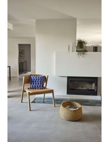 Sillón OBLIQUE, Madera Natural - Hübsch. Vackart