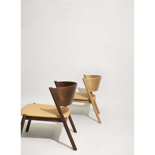 Sillón OBLIQUE, Madera Natural - Hübsch. Vackart