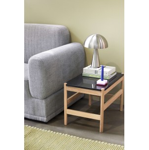 Mesa Auxiliar RAW, Roble Natural / Mármol Negro - Hübsch. Vackart 2