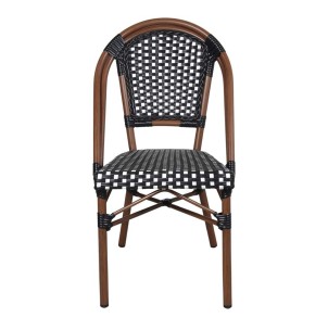 Silla LADY, Aluminio / Ratán Sintético. Vackart 2