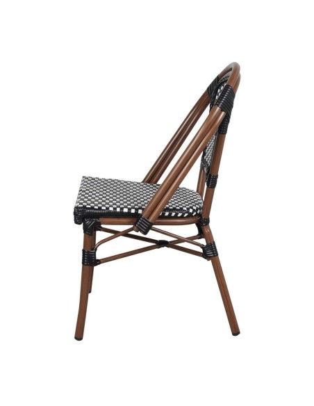 Silla LADY, Aluminio / Ratán Sintético. Vackart