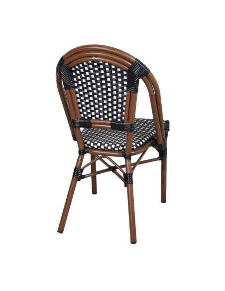 Silla LADY, Aluminio / Ratán Sintético. Vackart